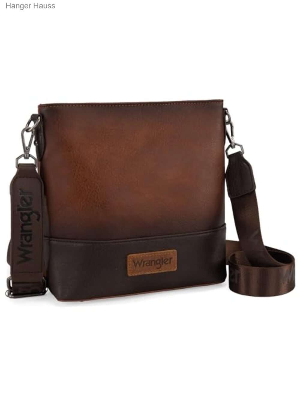 Womens Faux Leather Crossbody Bag with Adjustable Strap